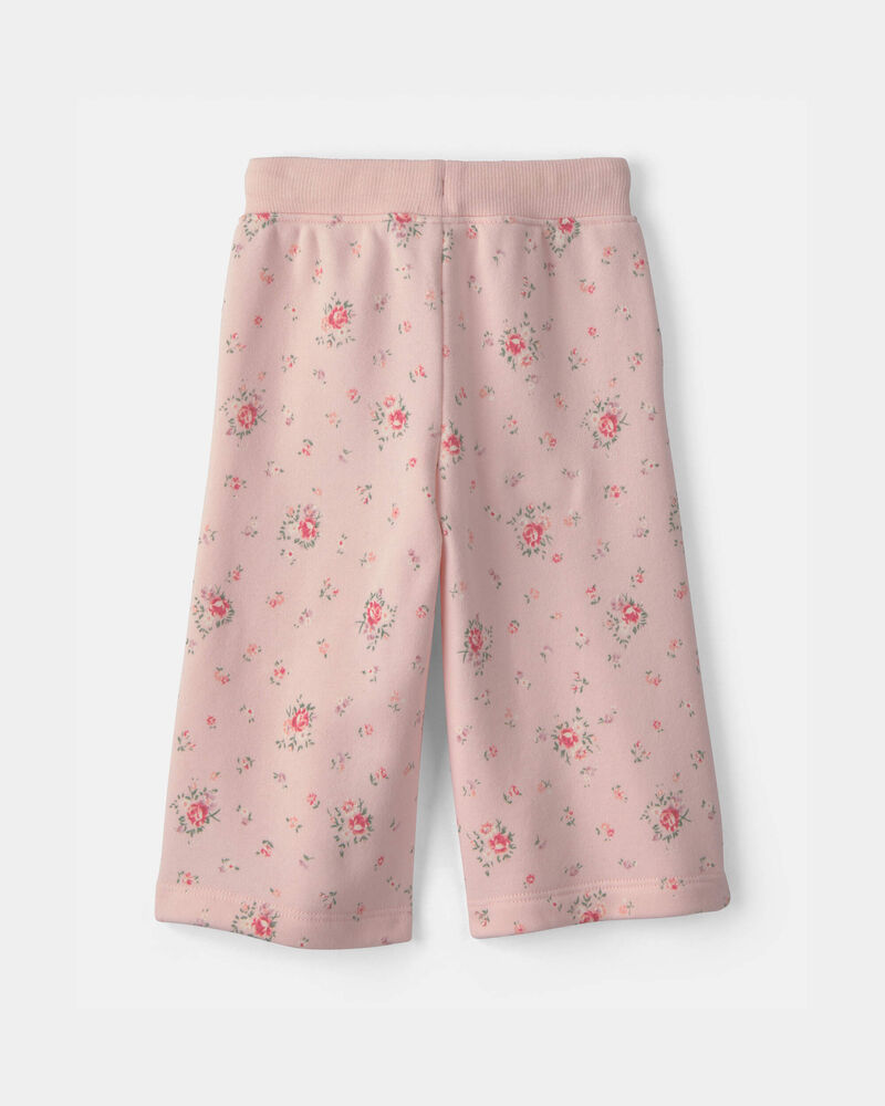 B&eacute;b&eacute; fille - Pantalon de sport &agrave; motif floral - Rose, image 2 sur 3 diapositives