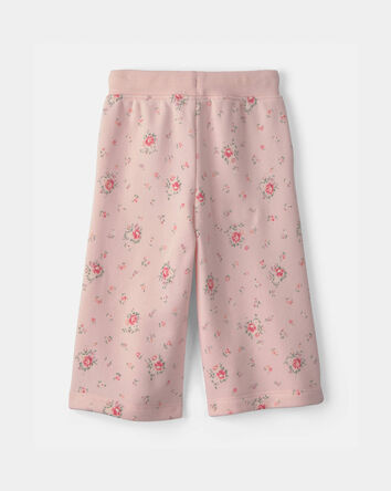 Baby Girl Floral Active Pants - Pink, 