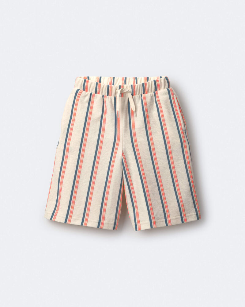 Tout-petit fille - Pantalon capri &agrave; jambes larges &agrave; rayures - Cr&egrave;me, image 2 sur 7 diapositives