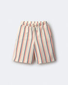 Tout-petit fille - Pantalon capri &agrave; jambes larges &agrave; rayures - Cr&egrave;me, image 2 sur 7 diapositives