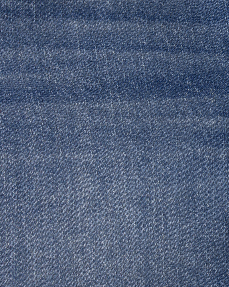 Toddler Girl Eyelet Trim Denim Shorts - Dark Wash, image 3 of 4 slides