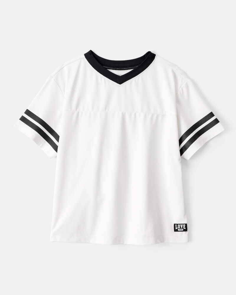 Girls Short-Sleeve Top - White, image 1 of 4 slides