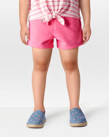 Toddler Pull-On French Terry Shorts - Pink, 