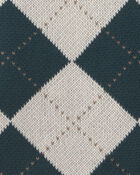 Gilet tricot &agrave; motif argyle pour tout-petit, image 4 sur 4 diapositives