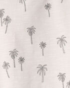 Toddler Boy 2-Pack Organic Cotton T-Shirts in Palm Trees, image 3 of 5 slides