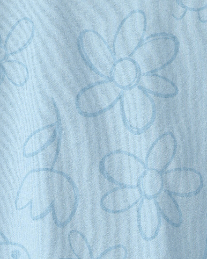 Tout-petit fille - Haut &agrave; motif floral coccinelle - Bleu, image 2 sur 2 diapositives