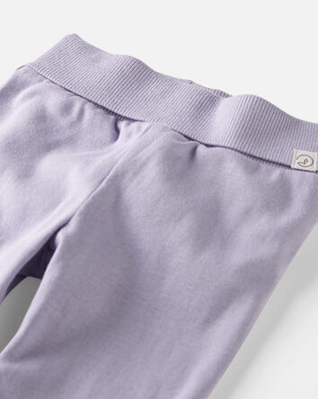 Emballage de 2 pantalons de jogging en coton biologique pour bébés, 