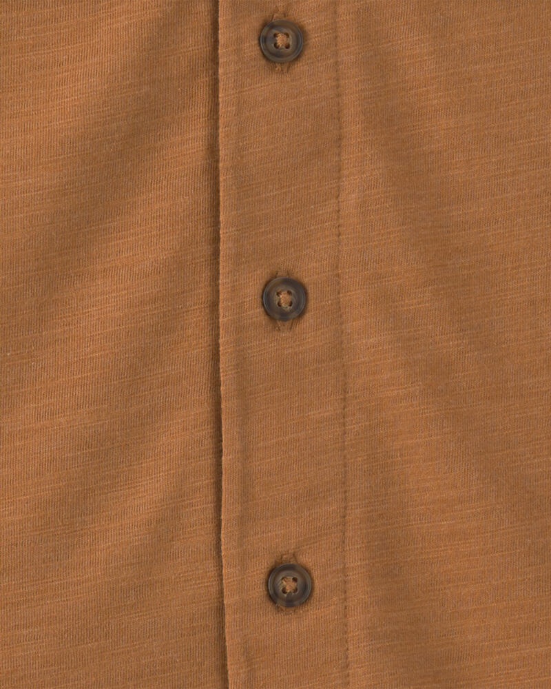 Gar&ccedil;ons - Chemise boutonn&eacute;e- Brun, image 3 sur 3 diapositives
