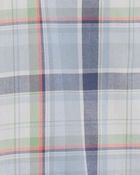 Baby Plaid Button-Front Bodysuit, image 3 of 4 slides
