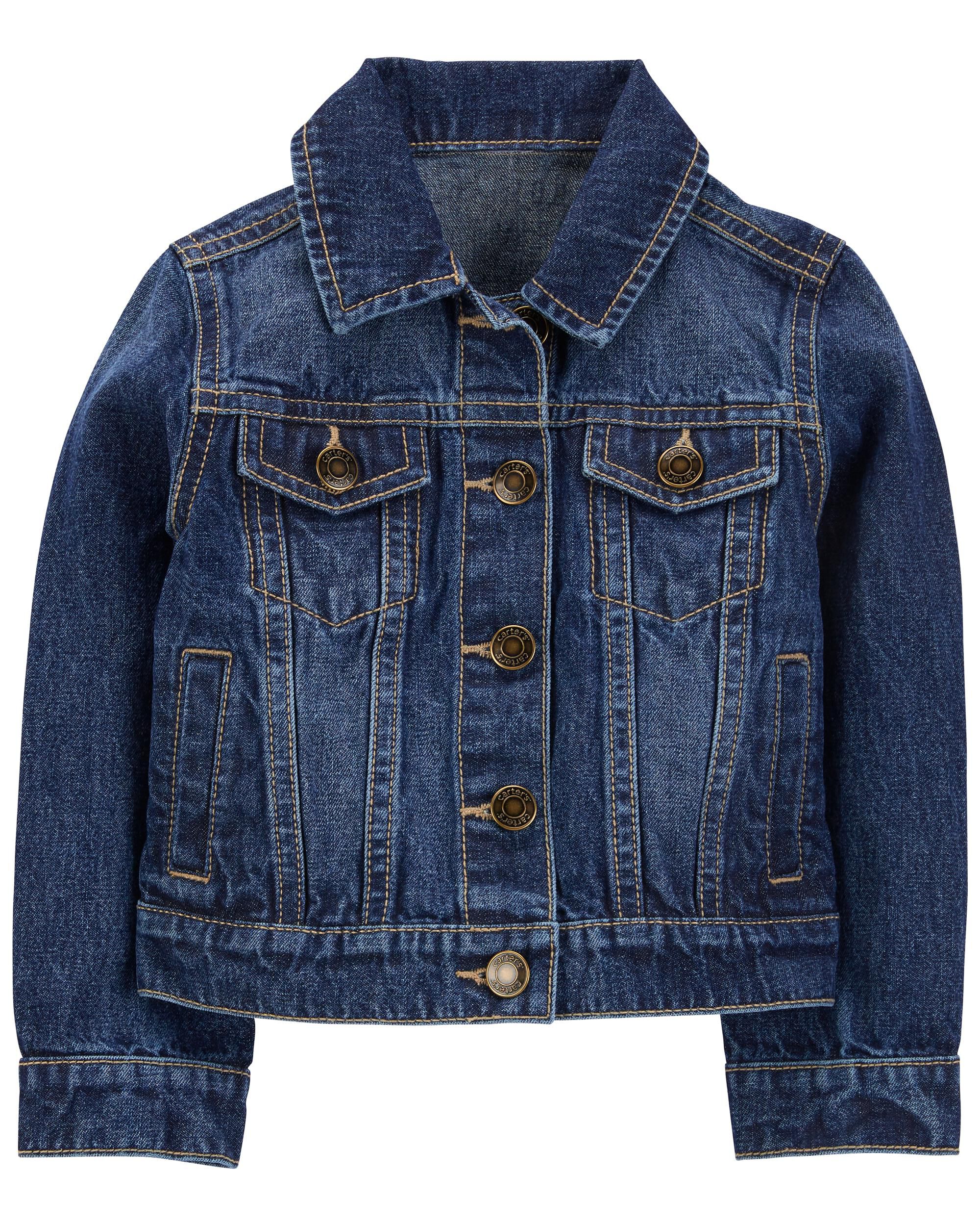Baby Girls Baby Girls Basic Denim Jacket 24M Carter s