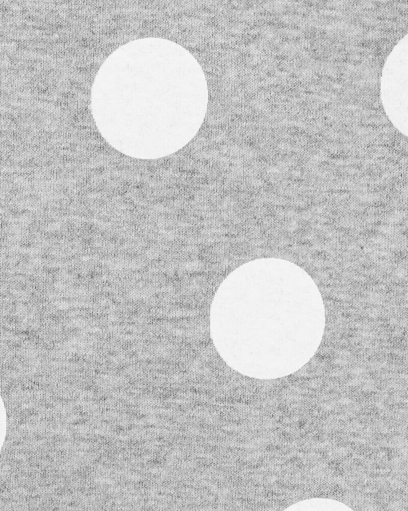 2-Piece Polka Dot Bodysuit Short Set, image 2 of 2 slides