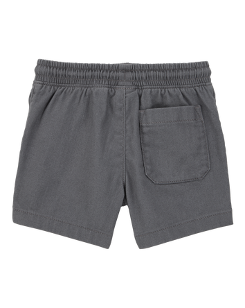 Toddler Cotton Shorts - Grey, 