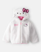 Toddler Girl Hello Kitty Bomber Fashion Jacket - White, image 1 of 2 slides