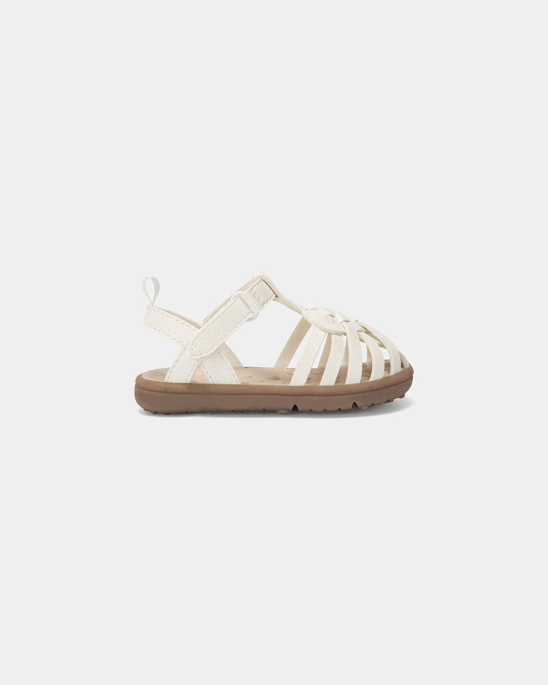 Baby Girl Every Step&reg; First Walker Sandals - White, image 2 of 6 slides