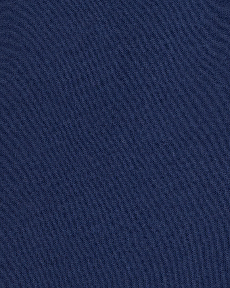 Boys Pull-On French Terry Shorts - Navy, image 3 of 4 slides