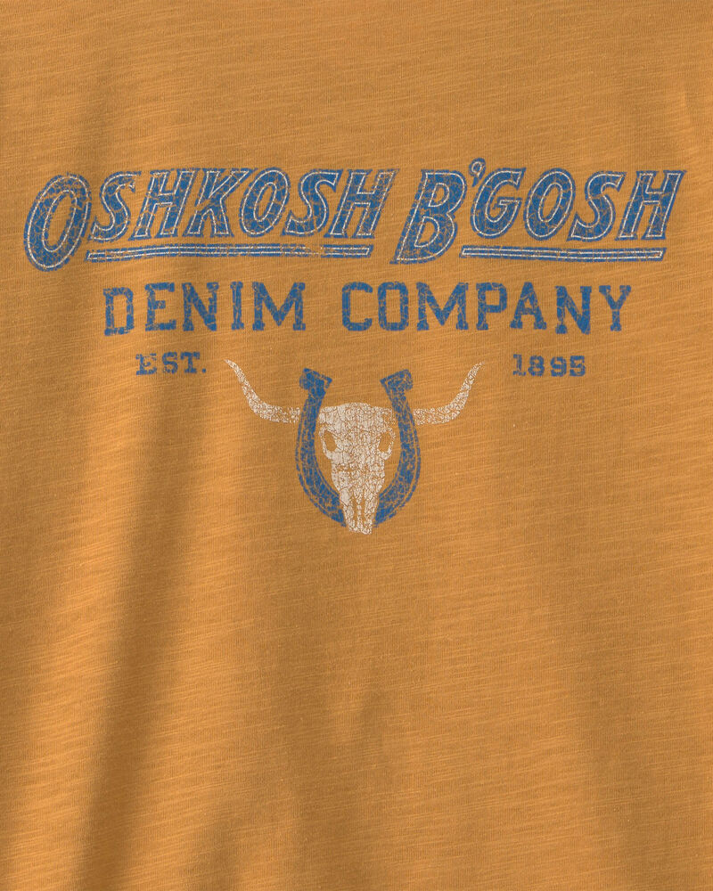 Boys OshKosh Graphic Tee - Gold, image 4 of 9 slides