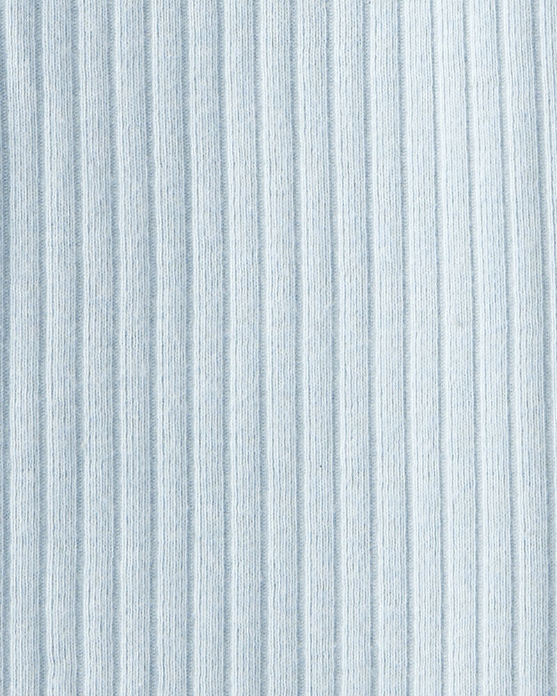 Toddler Girl Pull-On Flare Stretch Rib Leggings - Blue, image 3 of 4 slides