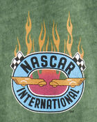 Jeune - T-shirt &agrave; manches courtes NASCAR - Vert, image 3 sur 4 diapositives