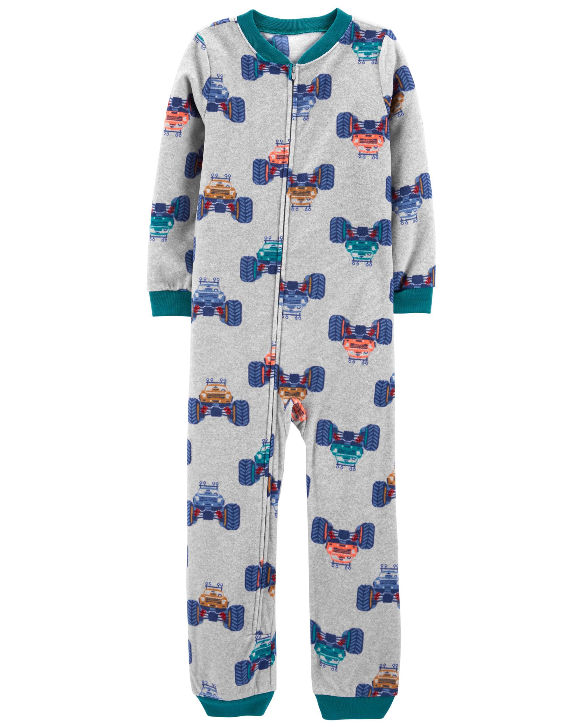 Carters fleece deals footless pajamas