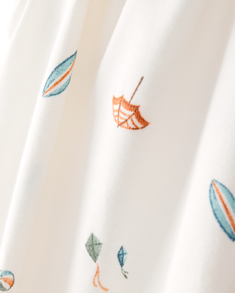 Toddler 2-Piece Camp Print PurelySoft Pajamas, image 2 of 5 slides