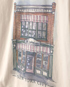 Filles - T-shirt &agrave; imprim&eacute; &laquo;New York City&raquo; - Cr&egrave;me, image 2 sur 3 diapositives