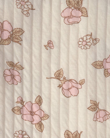 Baby 1pk Floral Knit Blanket, 