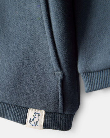 Baby Boy Long-Sleeve Zip-Up Jacket - Navy Blue, 