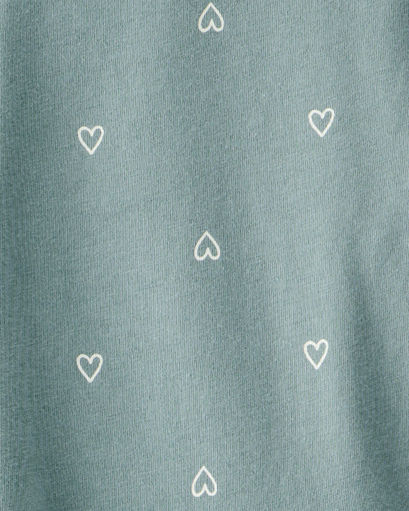 Girls Heart Print Dress, image 3 of 4 slides