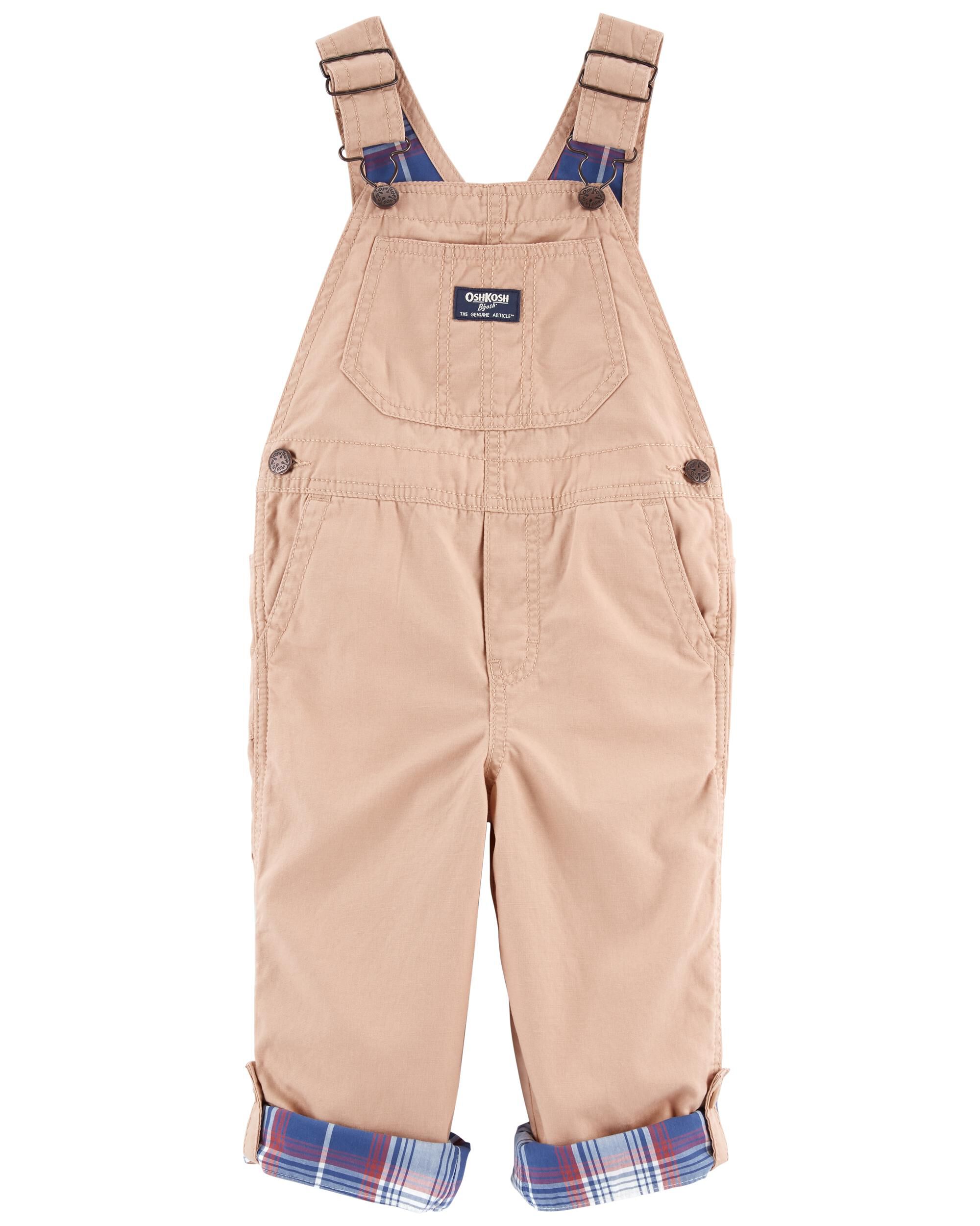 khaki overall shorts
