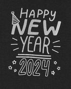 Baby Happy New Year Collectible Bodysuit, image 2 of 3 slides
