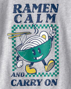 Boys Ramen Graphic Tee - Grey, image 3 of 5 slides