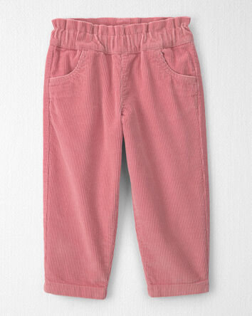 Toddler Girl Organic Cotton Pull-On Corduroy Pants, 