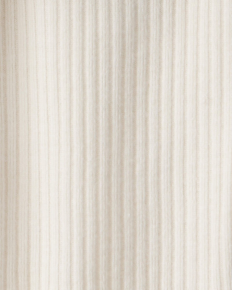 Baby Girl 3-Piece Bear Print Sleeveless Jacket, Bodysuit & Pant Set - White, image 2 of 5 slides