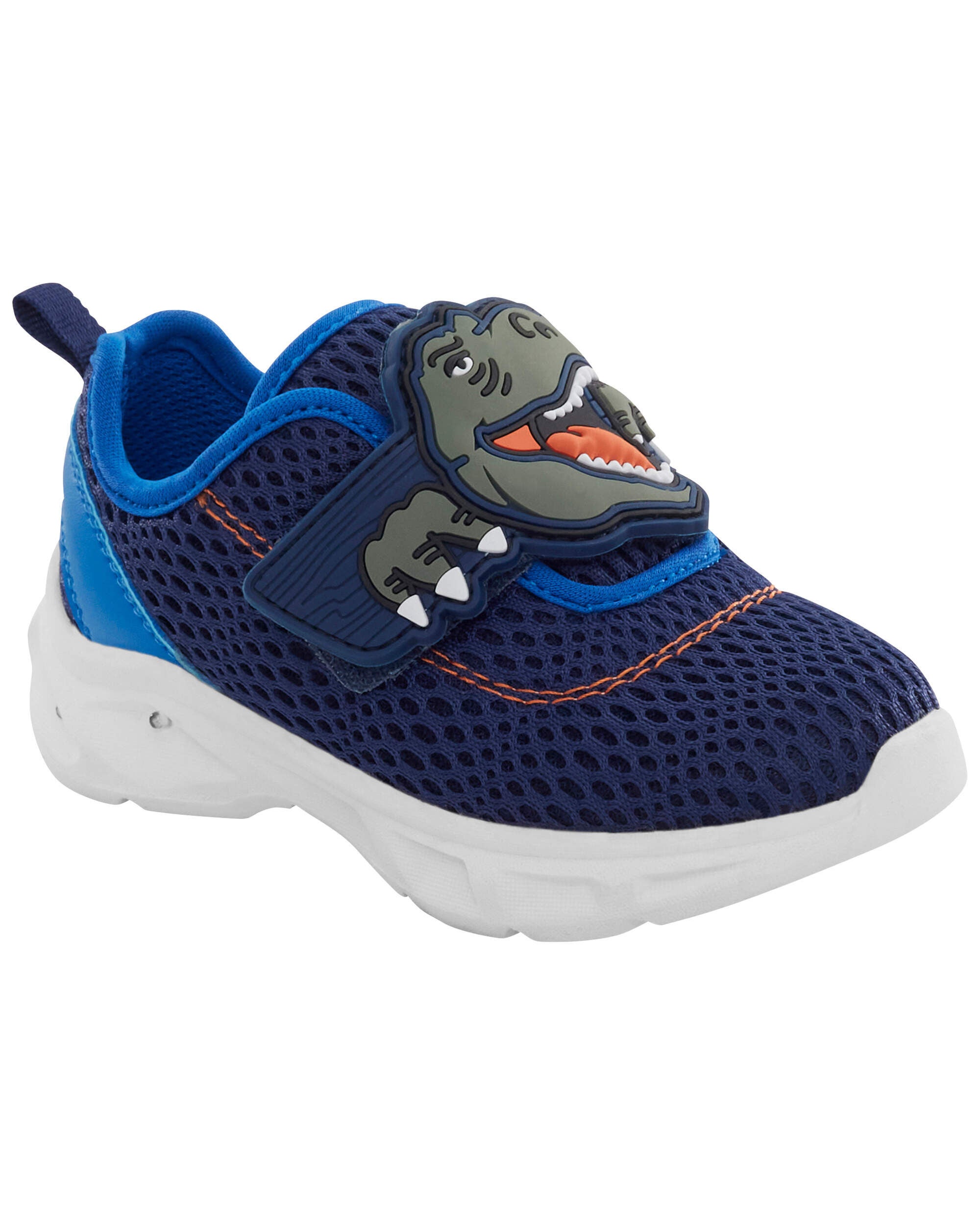 Blue Toddler Dinosaur Light Up Sneakers Carter s Oshkosh Canada