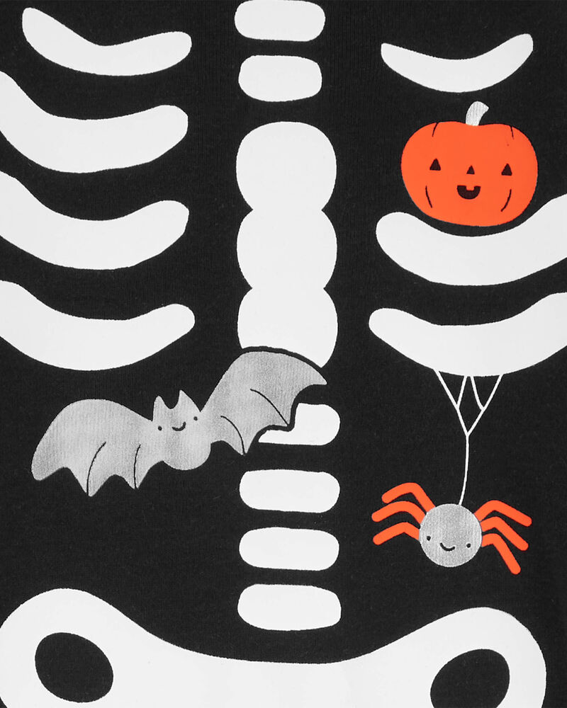 Baby Halloween Skeleton Jumpsuit, image 2 of 3 slides