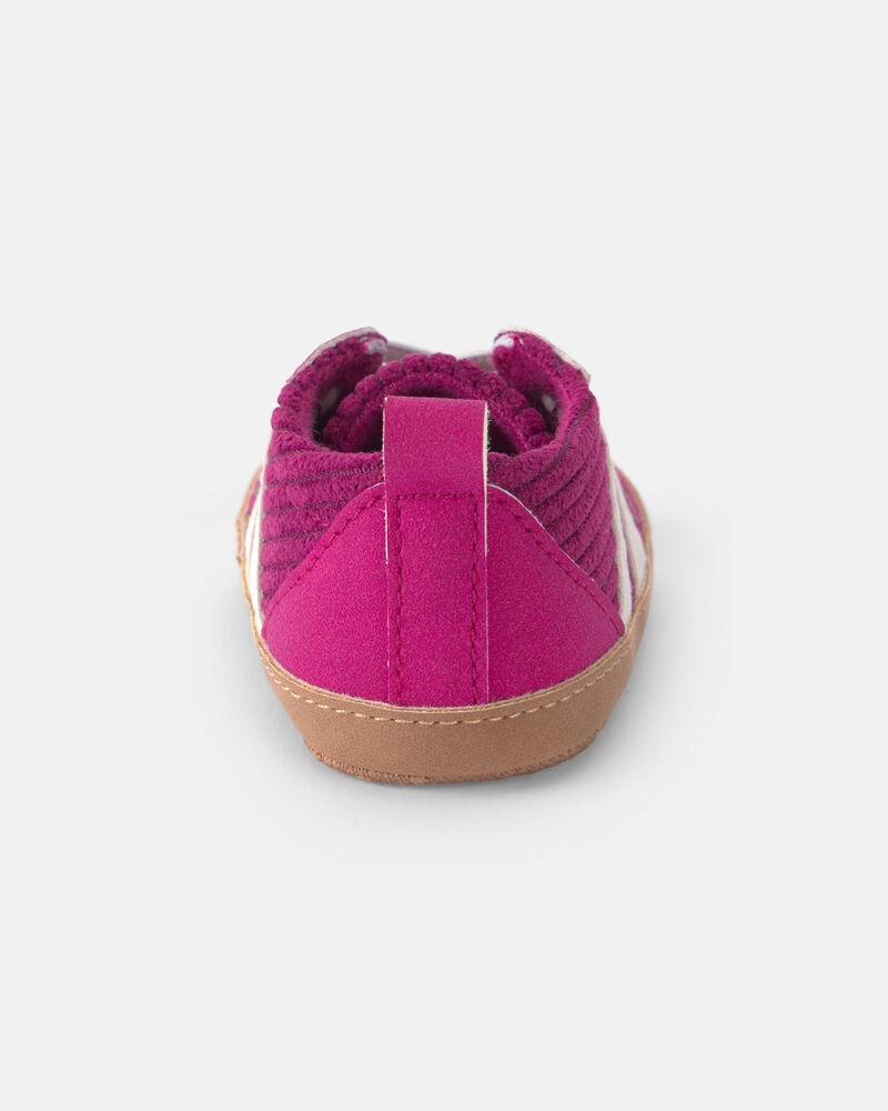 B&eacute;b&eacute; fille - Espadrilles &agrave; rayures - Bourgogne, image 4 sur 7 diapositives