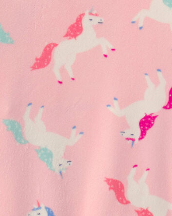 Toute-petit fille - Pyjama ajust&eacute; 2 pi&egrave;ces en DreamPlush &agrave; motif licorne &ndash; Rose, 