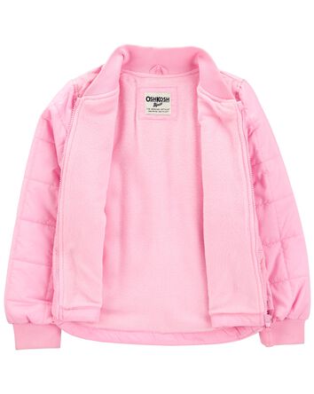 Kid Fleece-Lined Quilted Midweight Jacket, 