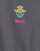 Filles - T-shirt &agrave; imprim&eacute; Minions de D&eacute;testable Moi - Gris, image 3 sur 4 diapositives