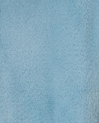 Toddler Shark Hooded Fleece Robe - Blue, image 2 of 3 slides