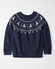 Navy Blue Fair Isle