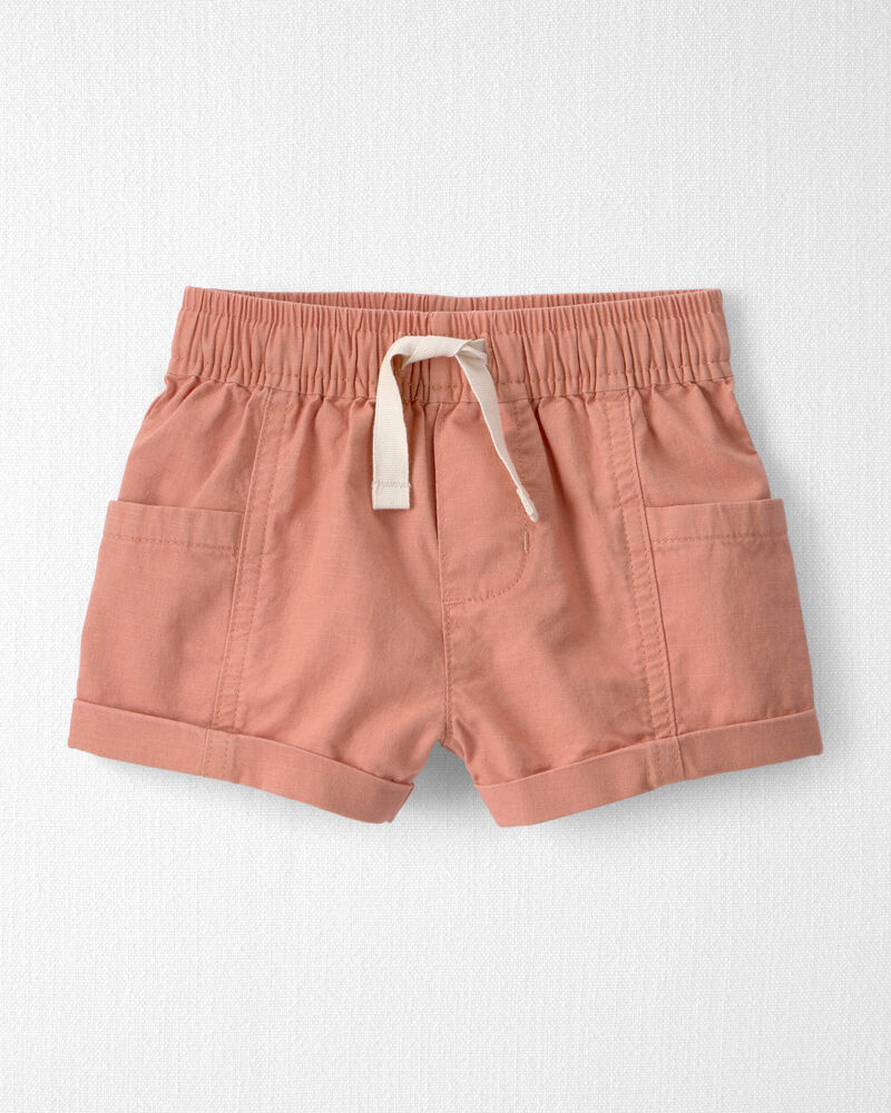 Baby Boy 2-Piece Shorts Set Made with Organic Cotton in Citrus, image 2 of 7 slides
