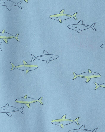 Tout-petit - D&eacute;bardeur &agrave; imprim&eacute; de requins - Bleu, 