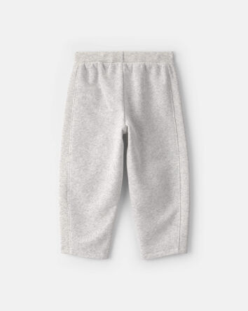 Toddler Girl Fleece Joggers - Grey, 