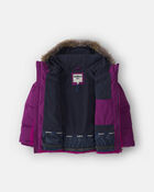 Filles - Habit de neige 2 pi&egrave;ces matelass&eacute; - Mauve, image 4 sur 13 diapositives