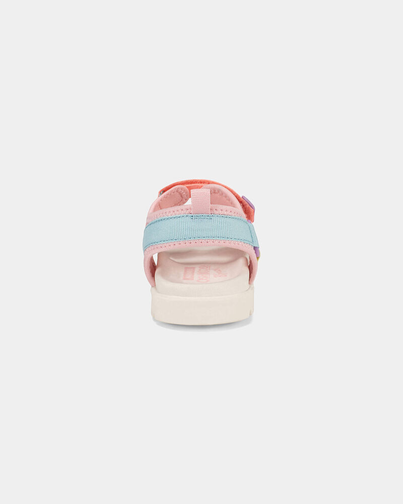 Toddler Girl Colourblock Sandals - Pink , image 3 of 6 slides