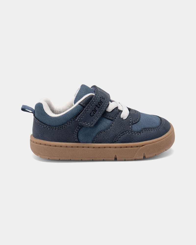 Baby Boy Every Step&reg; First Walker Casual Shoes - Blue/Brown, image 2 of 6 slides