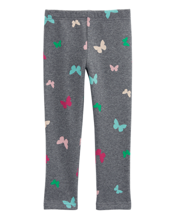Bébé Legging en molleton douillet à motifs d’étoiles, 