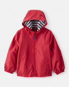 Toddler Boy Solid Windbreaker - Red, image 1 of 2 slides