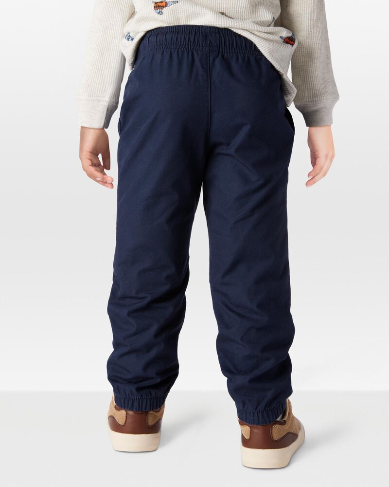 Toddler Pull-On Poplin Pants, image 2 of 7 slides
